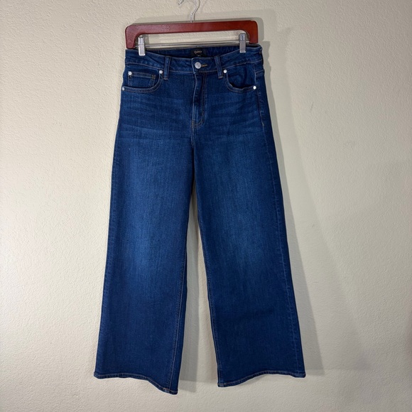 Quince Denim - Quince Women Wide-Leg Jeans in Dark Blue Sz 29 Casual Classic Preppy